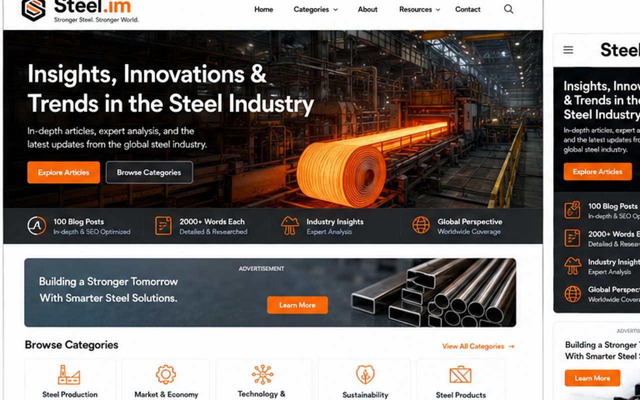 Advanced High-Strength Steel and Next-Generation Applications: What Current Data and Research Suggest — steel industry image